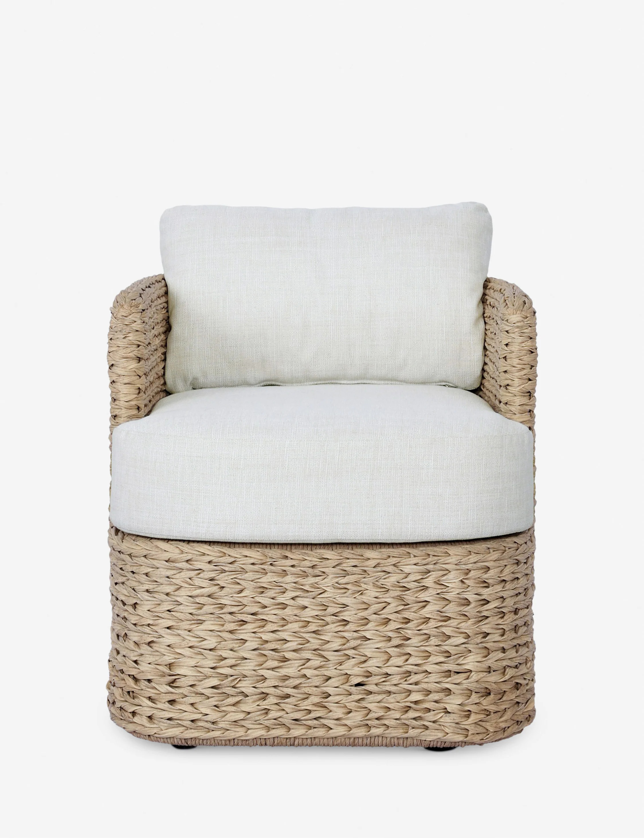 Tinashe Outdoor Dining Chair, Natural | Lulu and Georgia 