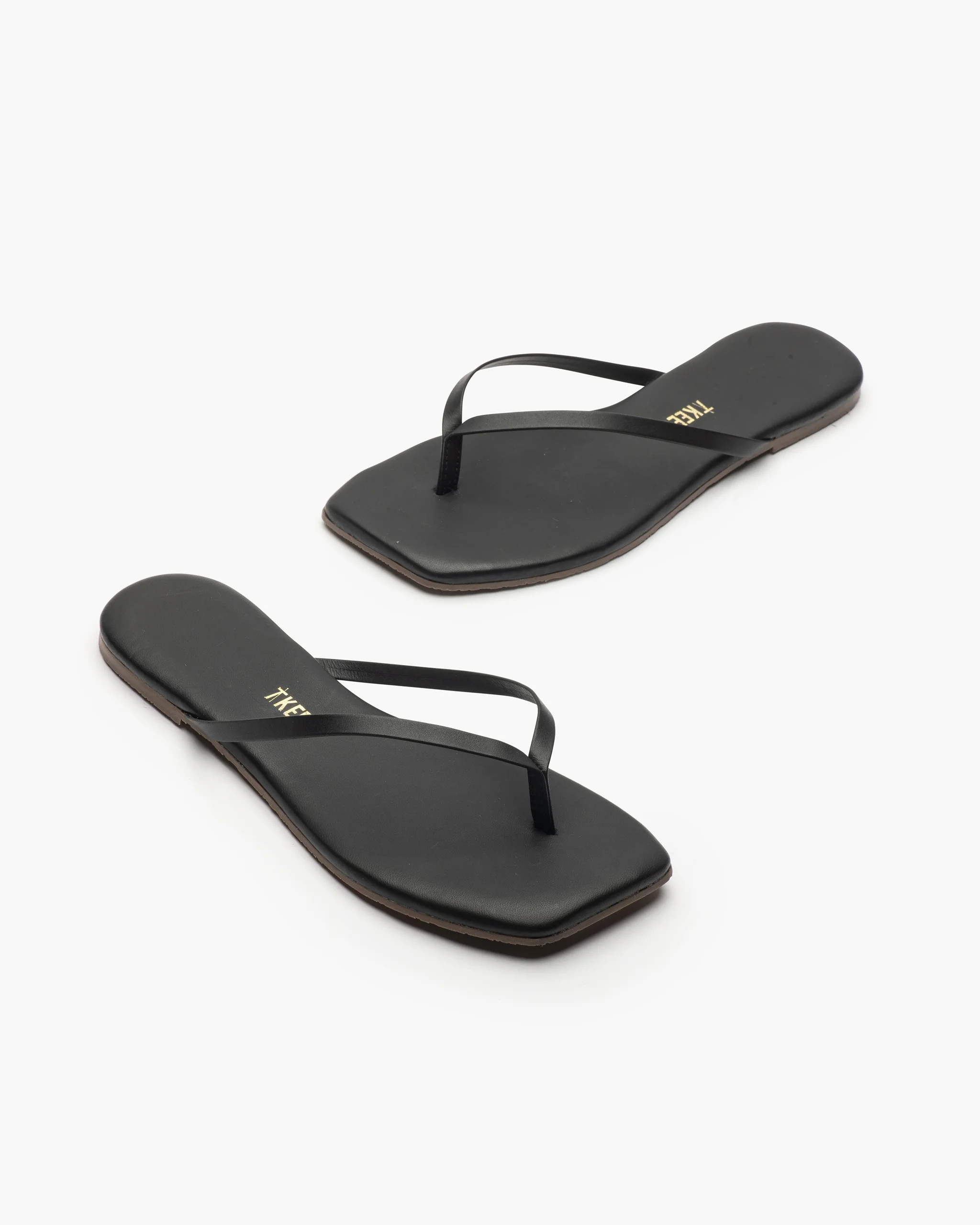Square Toe Lily in Black | Women's Sandals | TKEES | TKEES