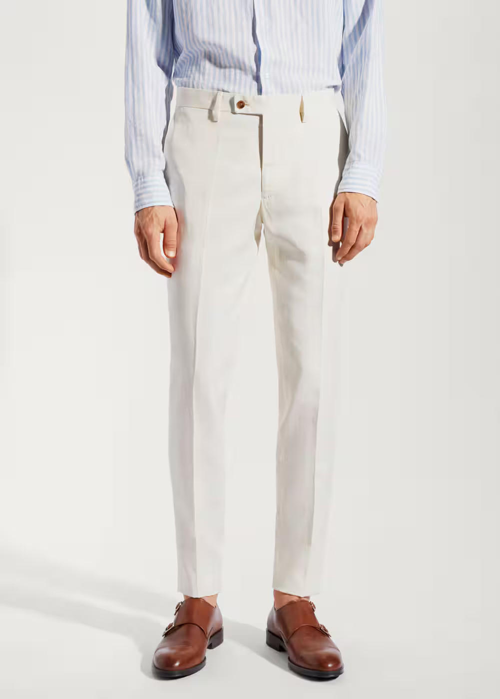 100% linen suit trousers | MANGO (US)