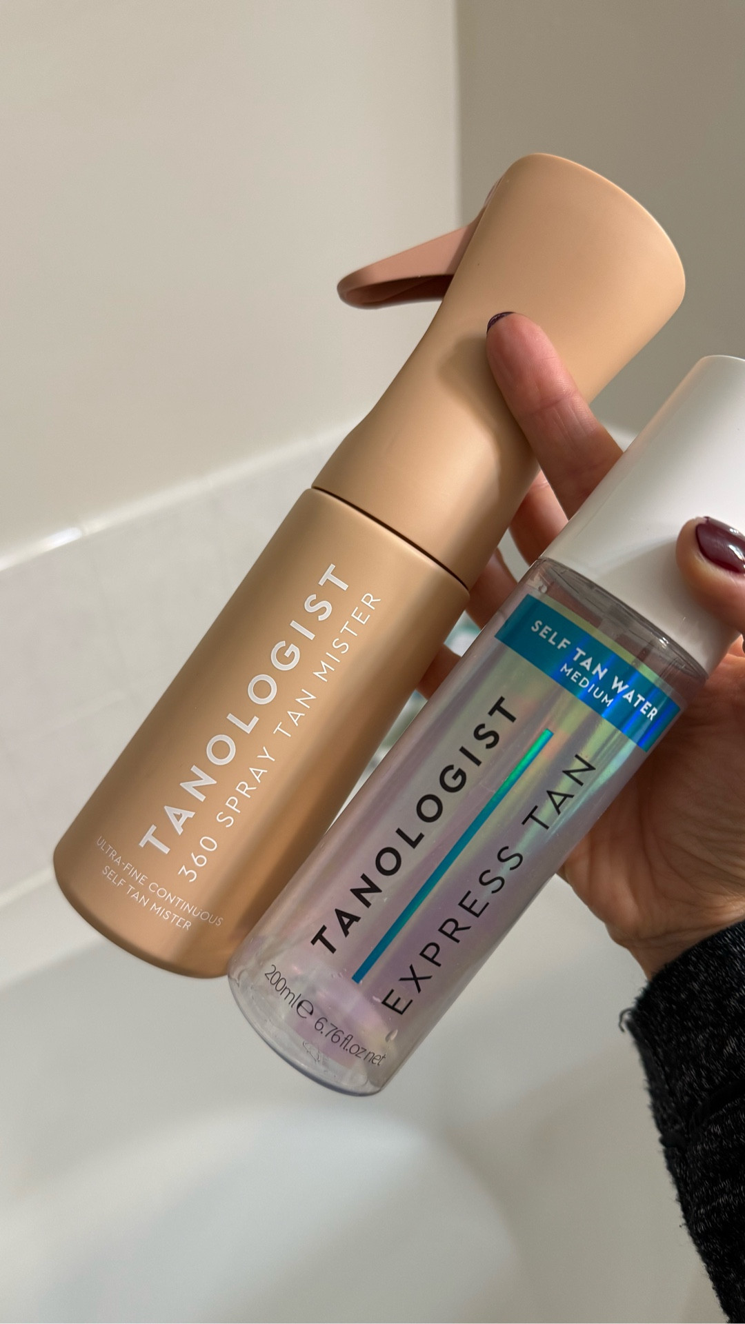 Love this self tanner combo from Tanologist! I buy the tan water then pour it into the mister for an even application. 
I mostly use shade Medium. 
Sunless tanner
Bronzing tanner
Tanning water
Tanning mousse 


#LTKmorningroutine #LTKselfcare #LTKBeauty