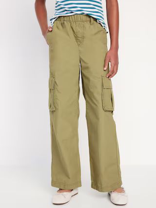 Baggy Wide-Leg Cargo Pants for Girls | Old Navy (US)