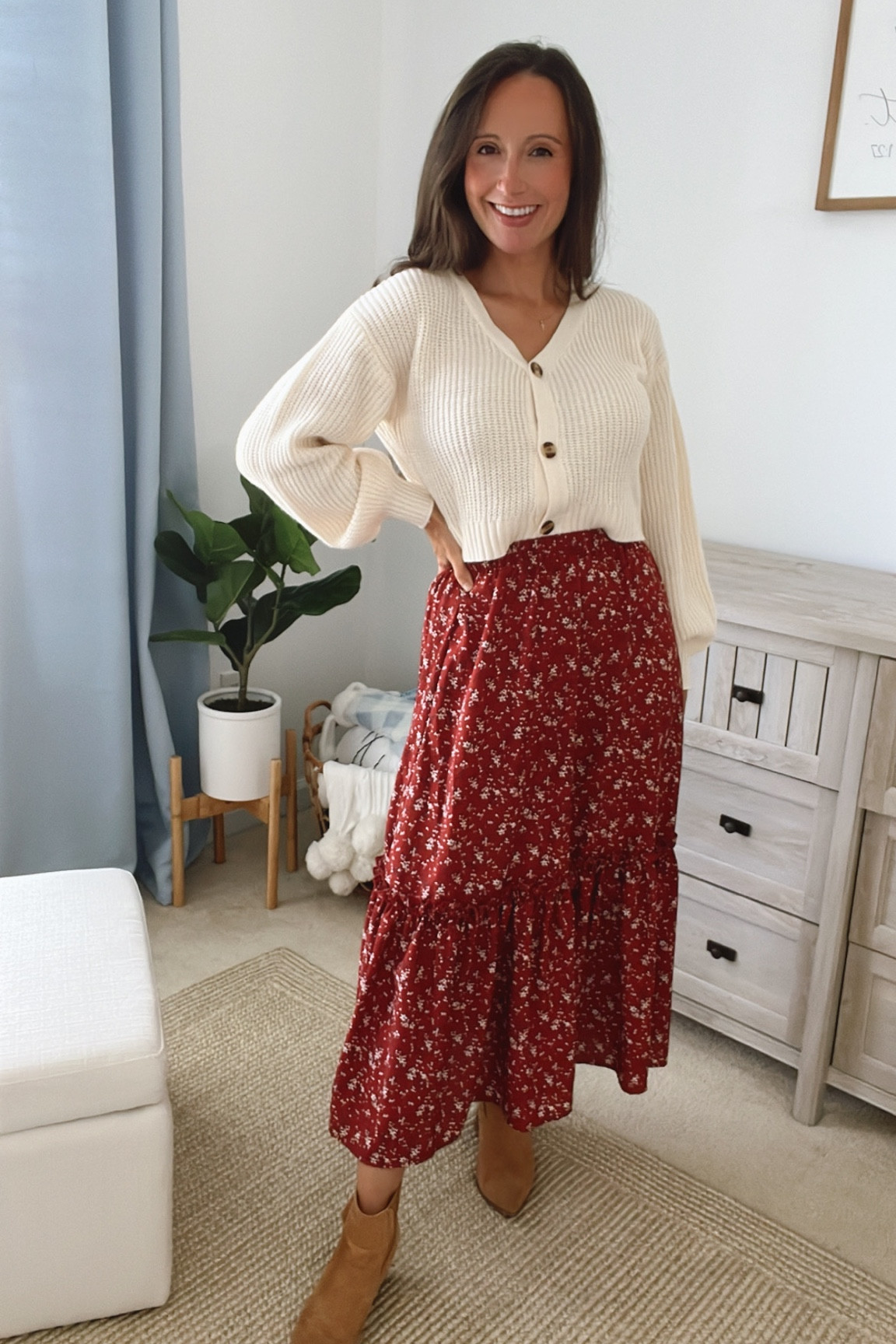 Fall outfit 
Casual Workwear
Affordable Work outfit
Fall midi skirt

#LTKworkwear #LTKSeasonal #LTKfindsunder50