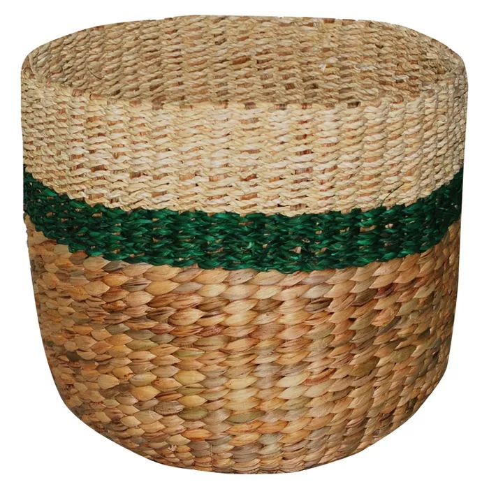 Woven Basket Green/Natural - Threshold™ | Target