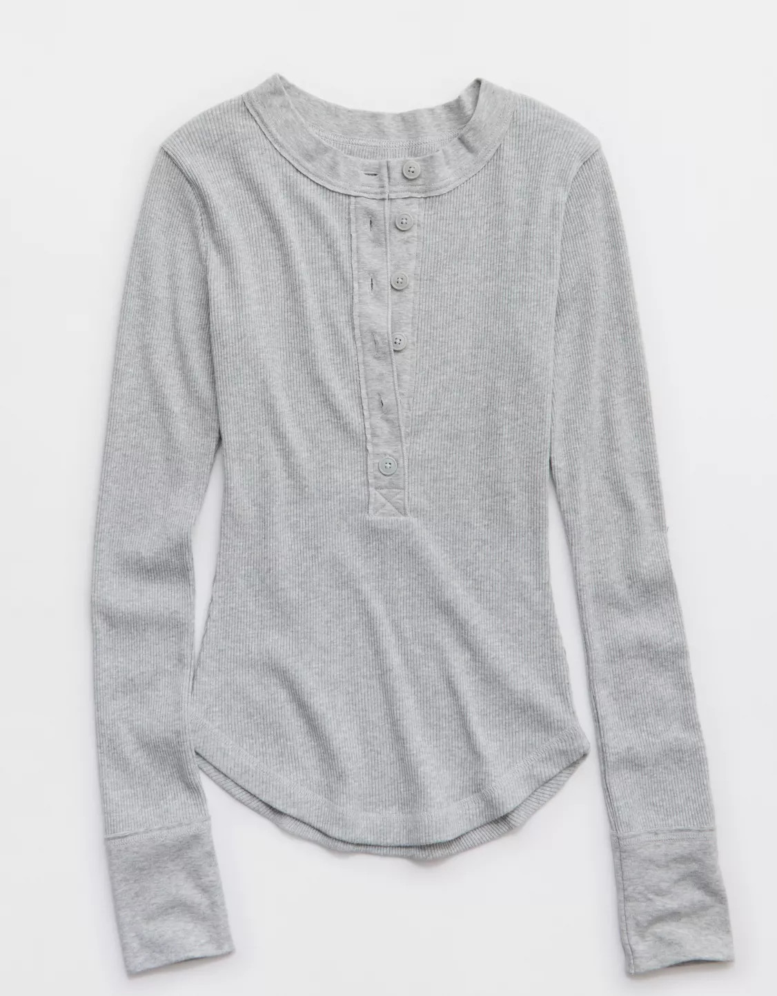 Aerie Essential Henley Layering T-Shirt | Aerie