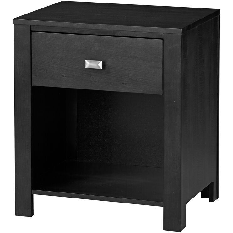 Riva Black Nightstand | Slumberland Furniture
