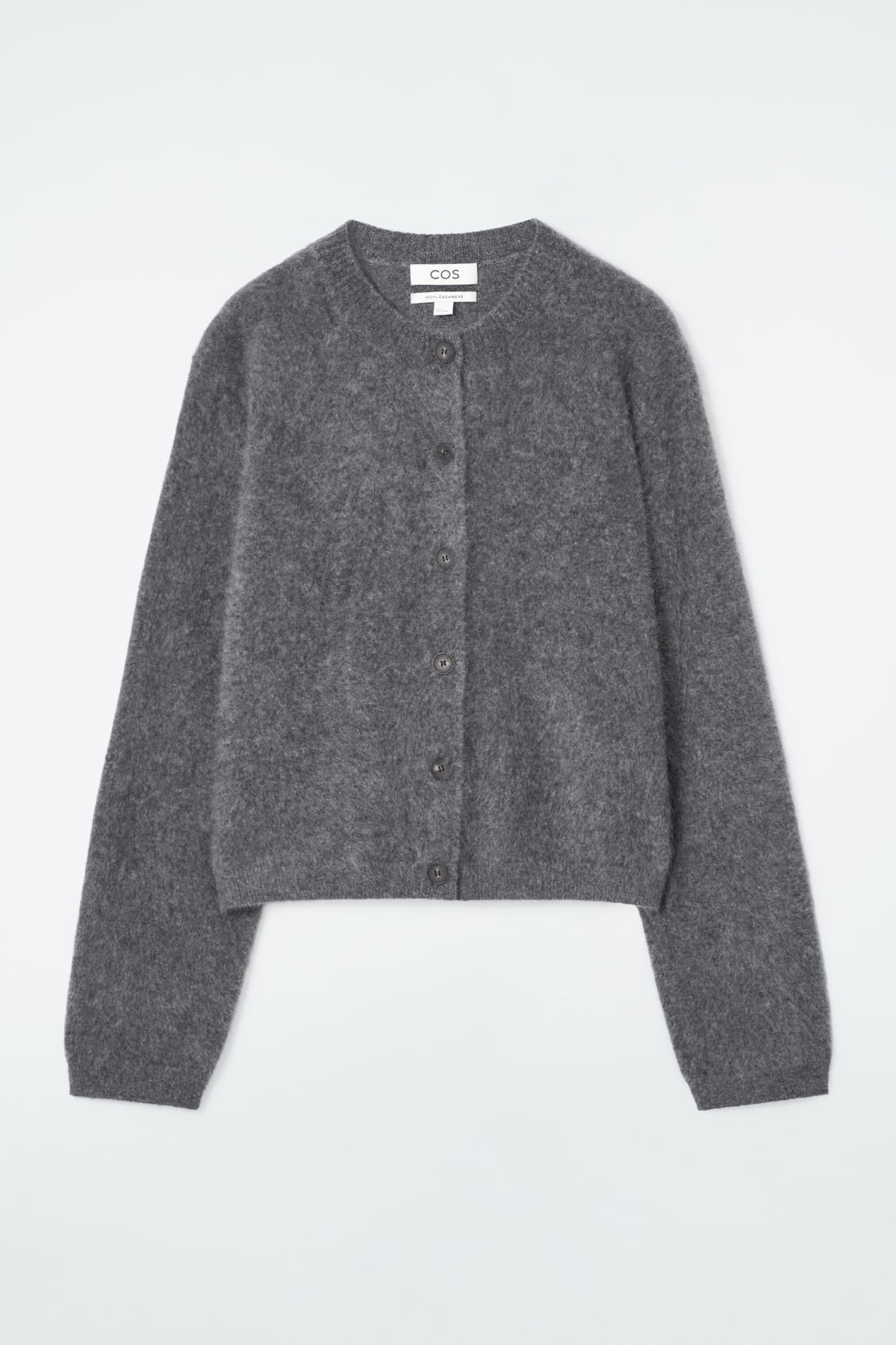 PURE BRUSHED-CASHMERE CARDIGAN | COS (US)