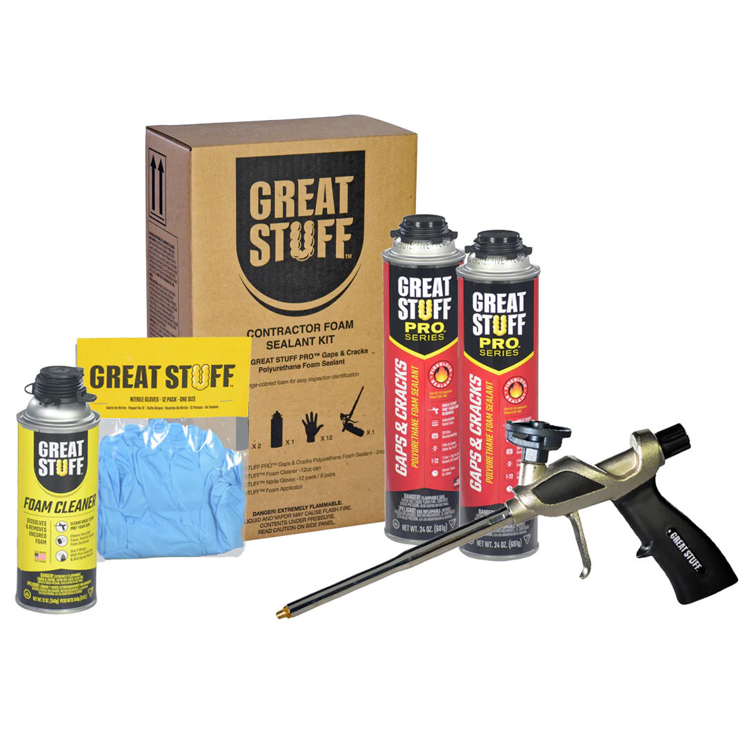 GREAT STUFF Gaps Cracks 48-oz Spray gun Indoor/Outdoor Spray Foam Insulation Kit one_size | KTGS 1557 | Lowe's