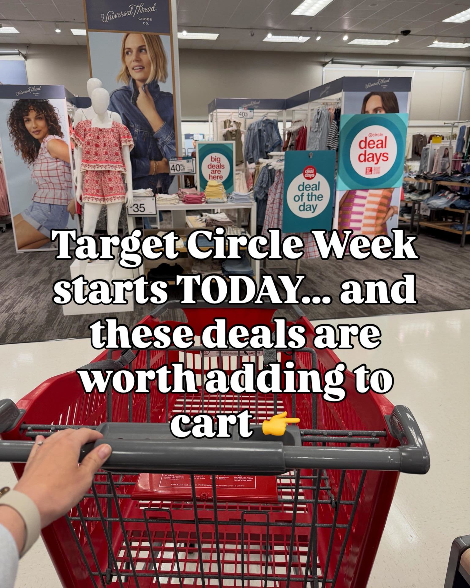 Target Circle Deals kicked off today June 23 with 40% off select women’s fashion and 40% off shoes and sandals! Shoe deal ends today! #targetcircle

#LTKSaleAlert