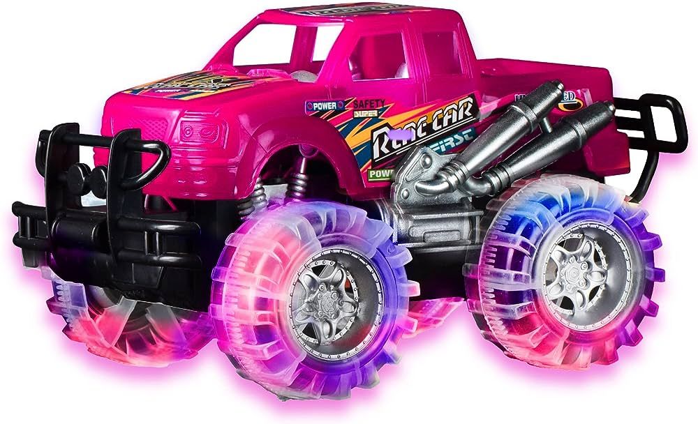 Playo Monster Trucks for Boys - Car Toys for Boys & Girls - Light up Toys for Kids - 6" Truck wit... | Amazon (US)