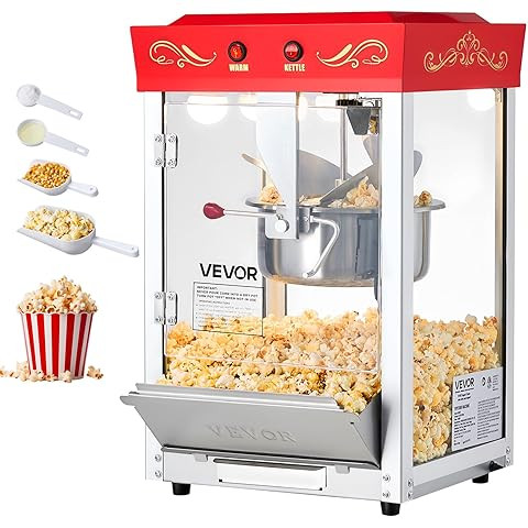 West Bend Stir Crazy Movie Theater Popcorn Popper, Gourmet Popcorn Maker Machine with Nonstick Po... | Amazon (US)