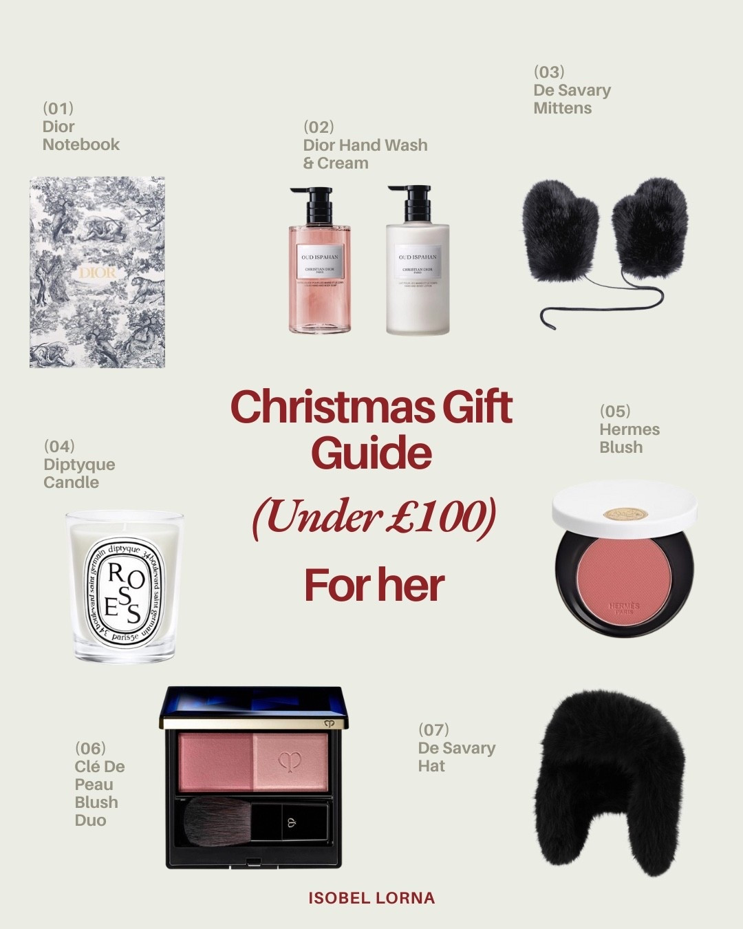The Christmas Gift Guide for her under £100❤️