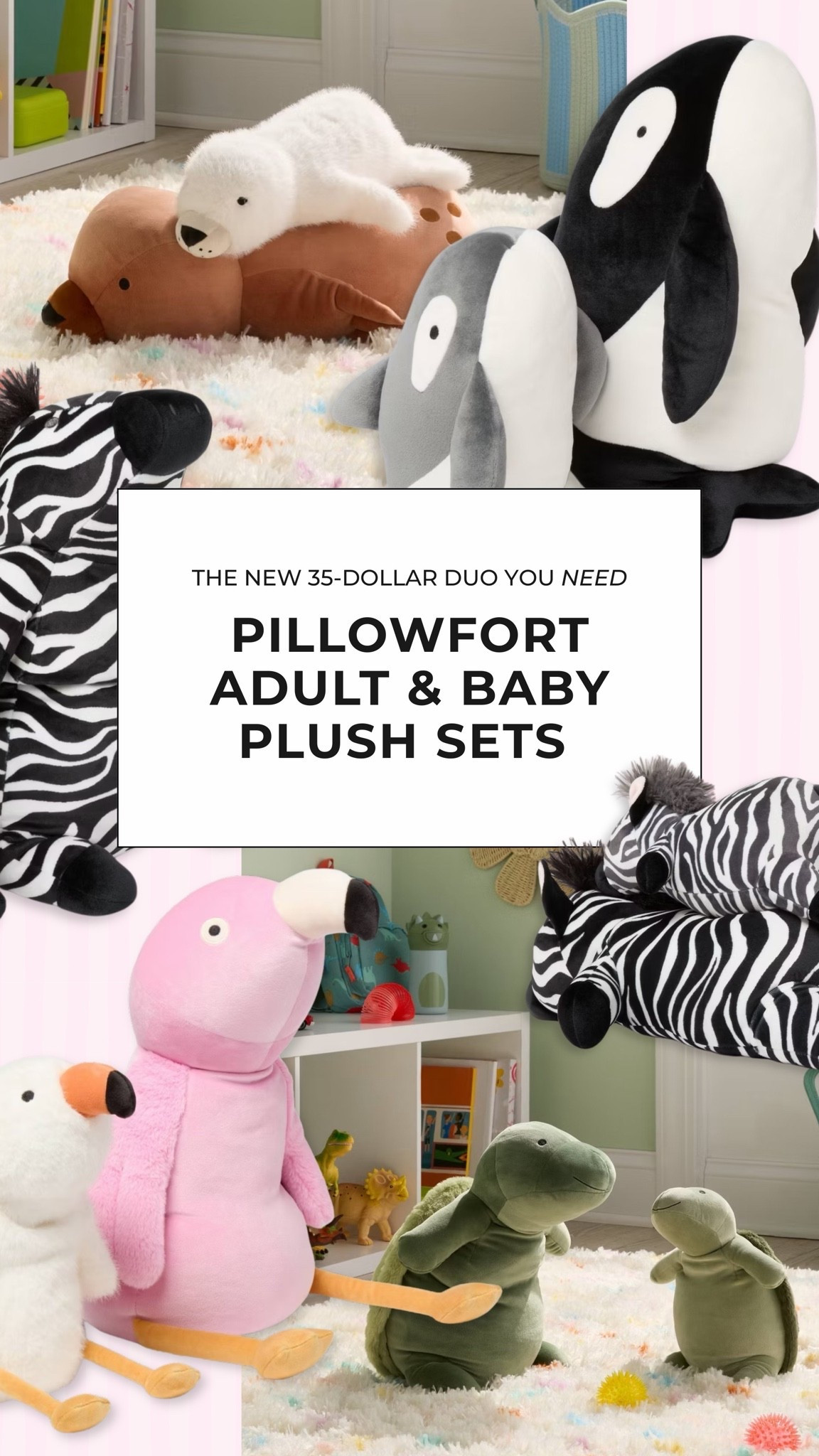 Meet the duos we didn't know we needed... 🧸🤍 Bring home the NEW Pillowfort Weighted Plush Sets for just $35!

#LTKKids