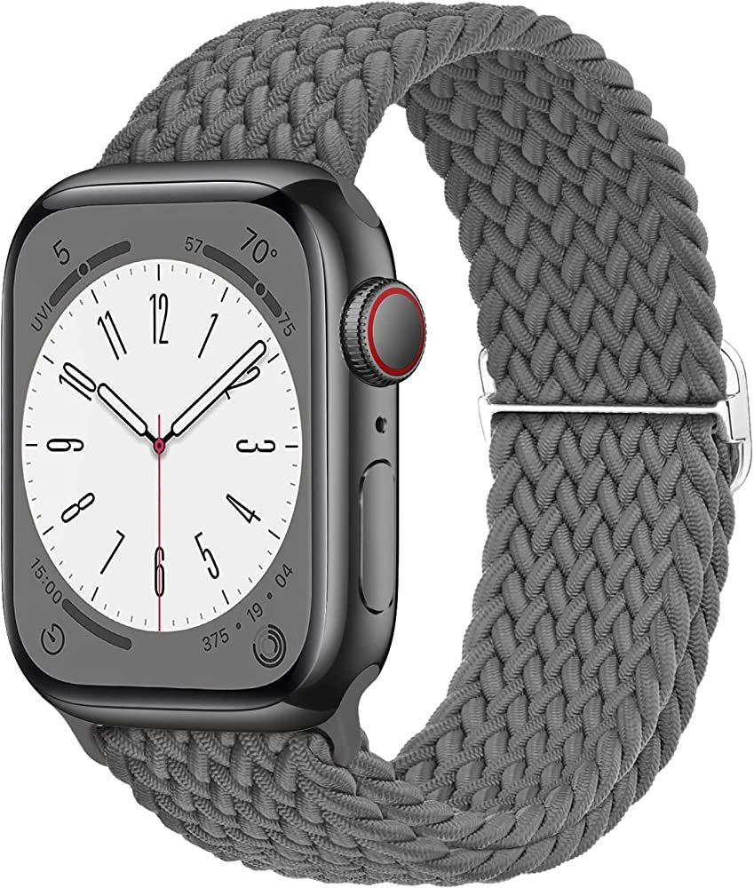 Merlion Braided Solo Loop Compatible with Apple Watch Band 38mm 40mm 41mm 42mm 44mm 45mm 49mm for Wo | Amazon (US)