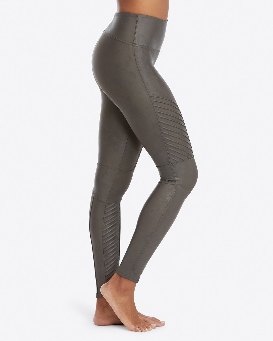 Faux Leather Moto Leggings | Spanx