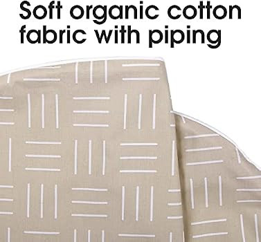 Boppy Organic Nursing Pillow and Positioner | Sand Criss Cross | Breastfeeding, Bottle Feeding, B... | Amazon (US)