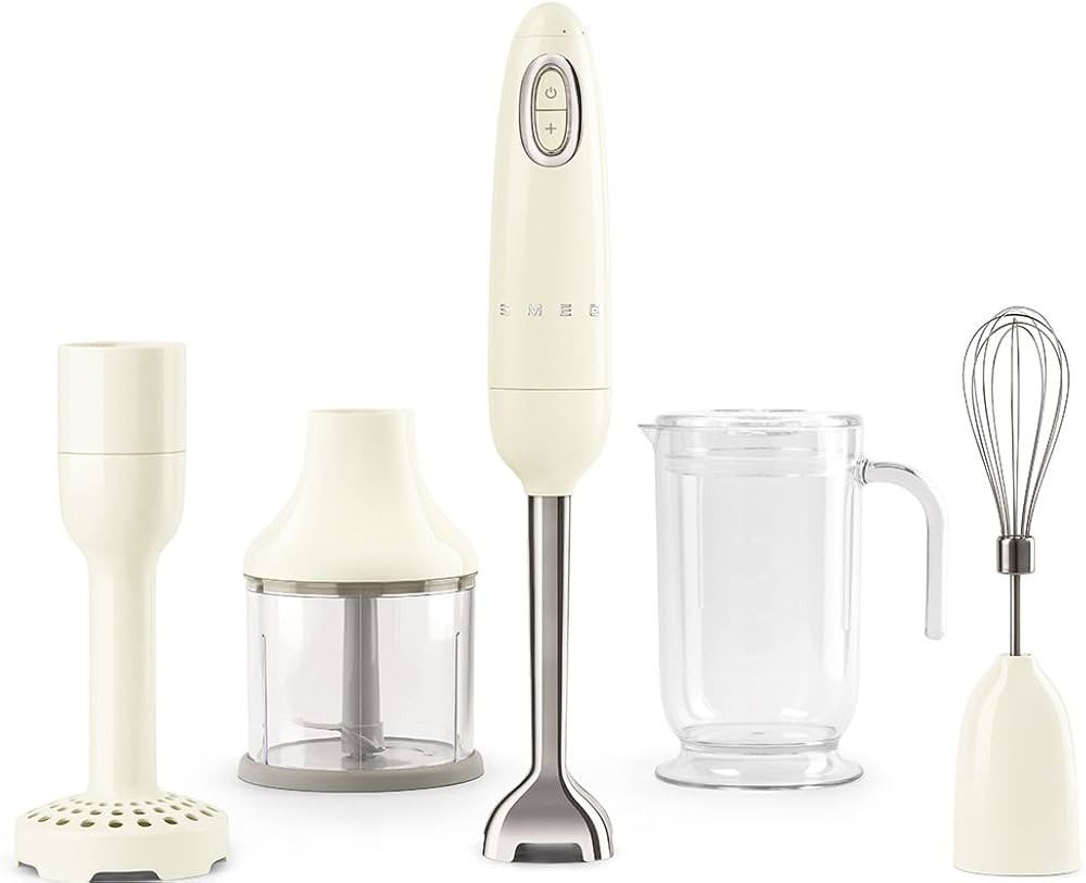 Smeg HBF02CRUS Hand Blender, Cream, One Size | Amazon (US)