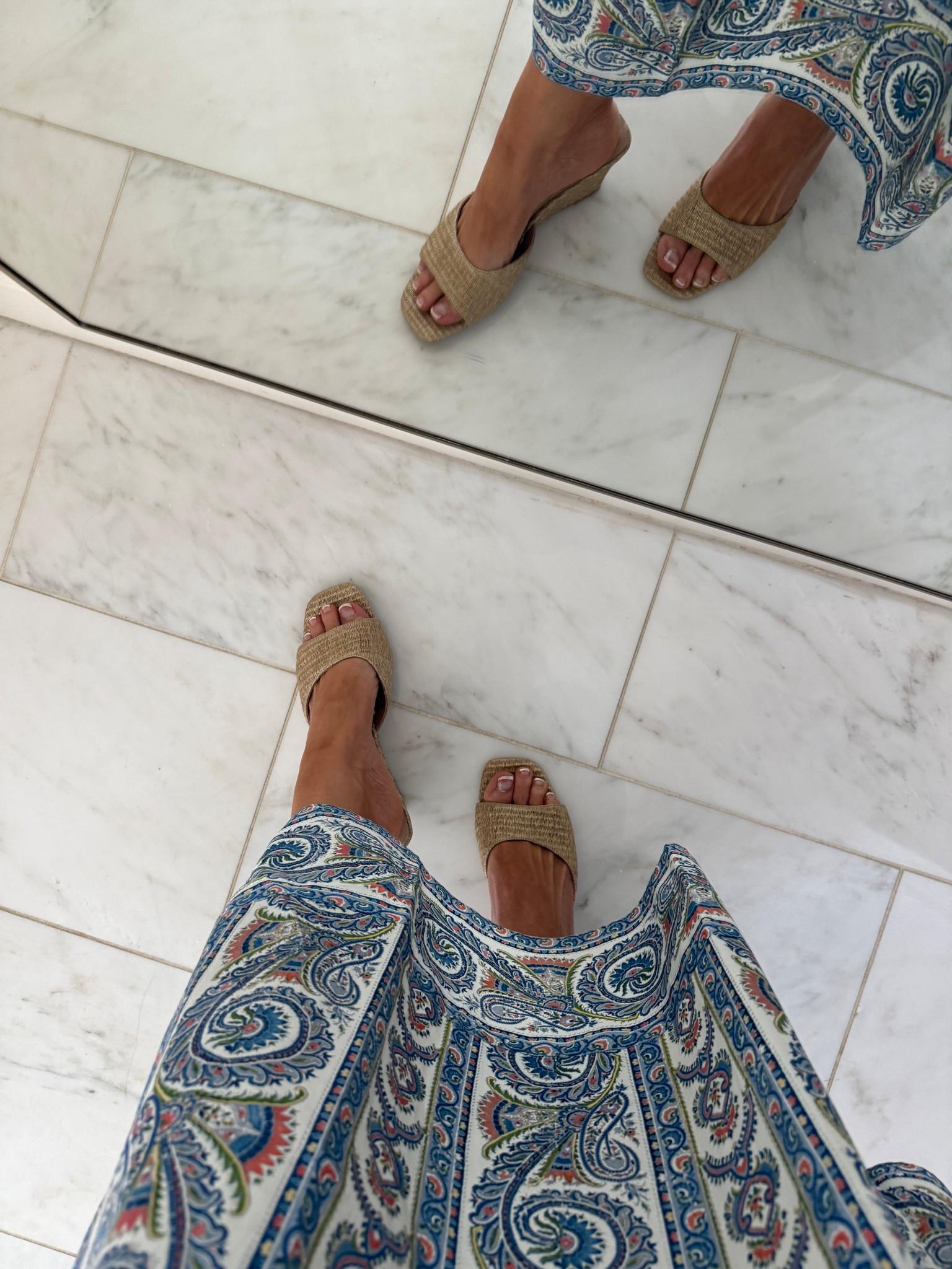 The perfect rattan neutral wedge for spring/summer 