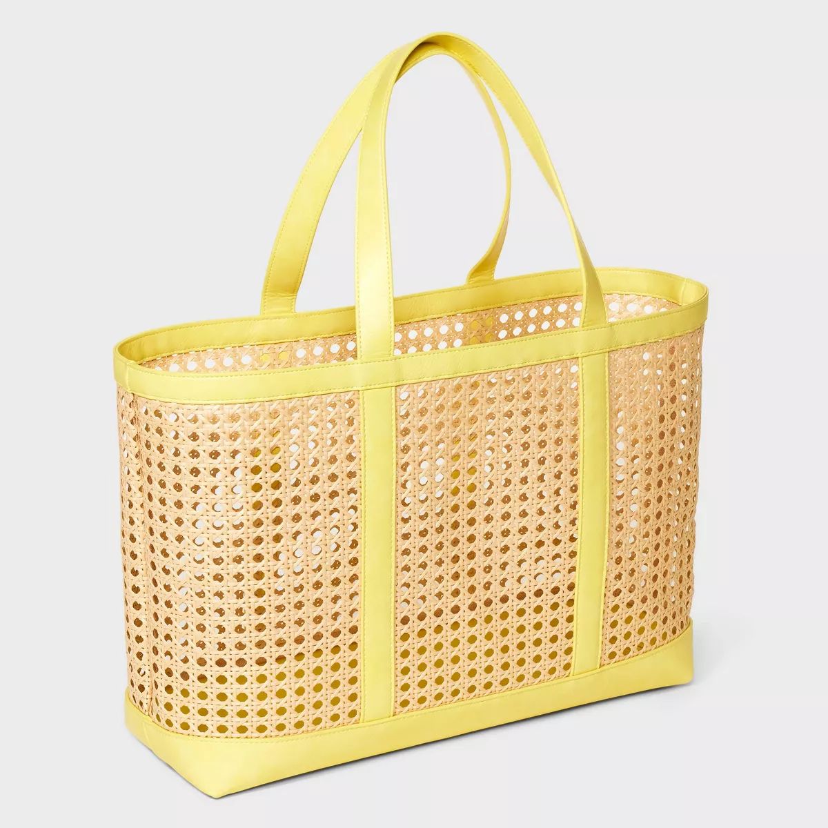 Caning Natural Tote Handbag - Universal Thread™ | Target