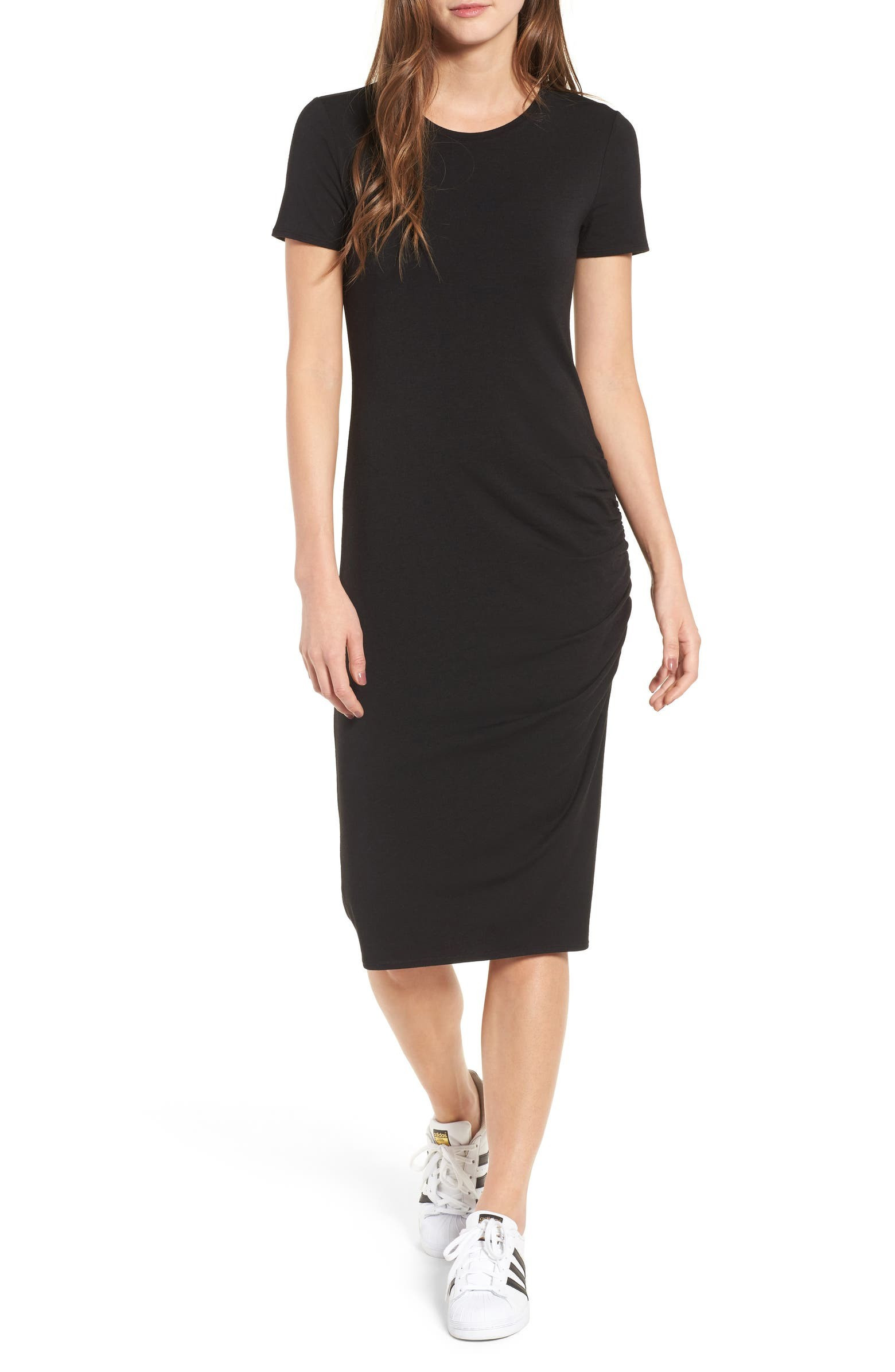 Side Ruched Body-Con Dress | Nordstrom