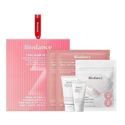 BIODANCE 7 Day Glow Up Kit: Holiday Collagen Gift Set for Glass-Skin, Christmas Gift, Stocking St... | Amazon (US)