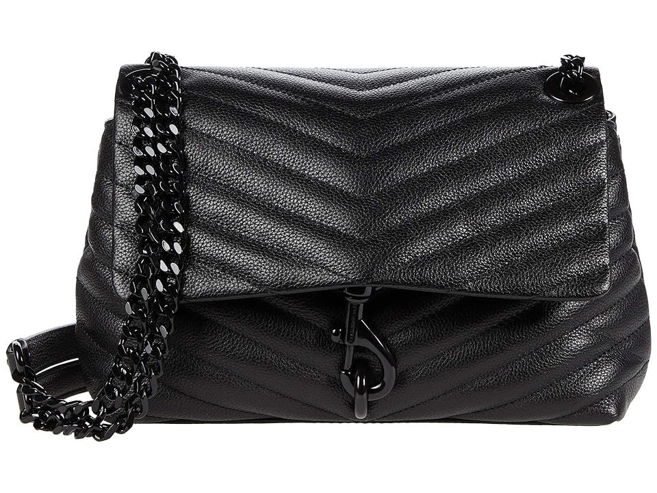Rebecca Minkoff Edie Crossbody Cross Body Women's Handbags Black 4, Leather | Zappos