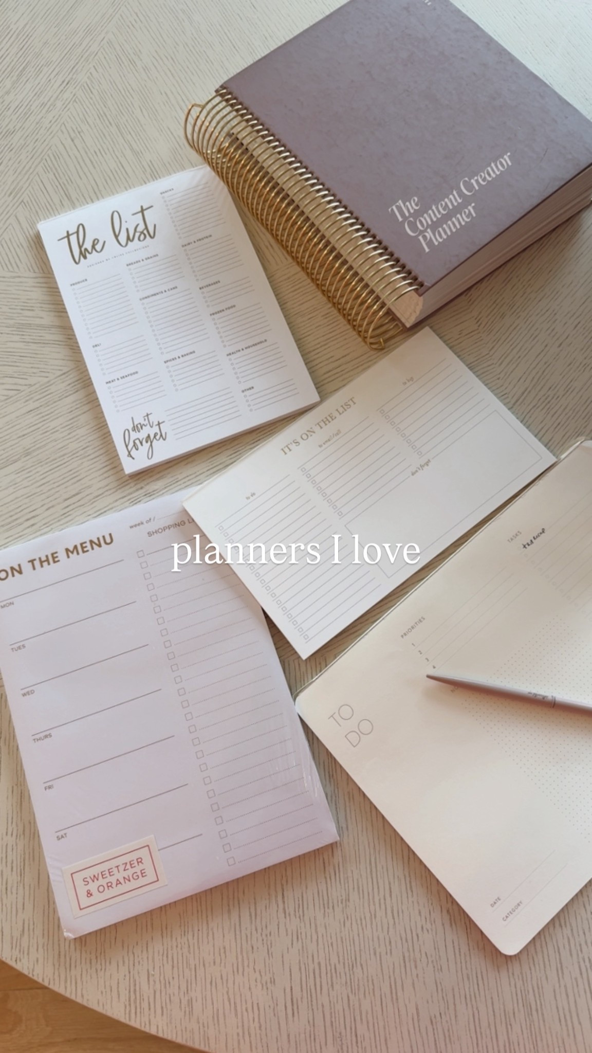 Notepads and planners I love 

#LTKdayinmylife
