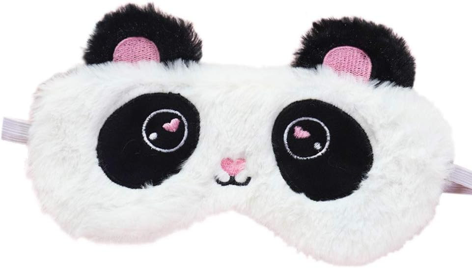 Shinywear Cute Rabbit Sleeping Eye Mask Plush Blindfold Travel Sleep Masks Super Soft Funny Eye C... | Amazon (US)