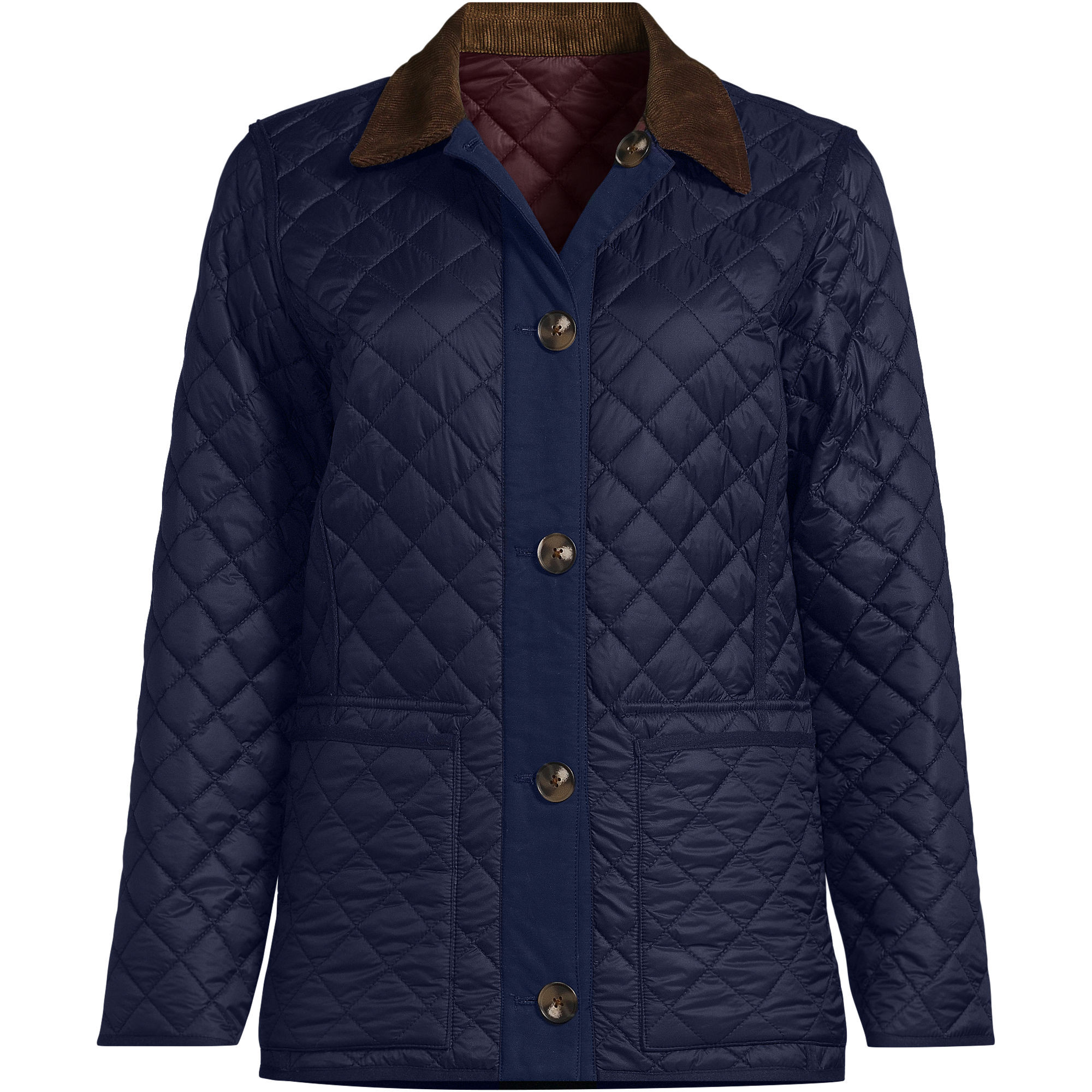 Women's Reversible Barn Quilted Insulated Jacket | Lands' End (US)