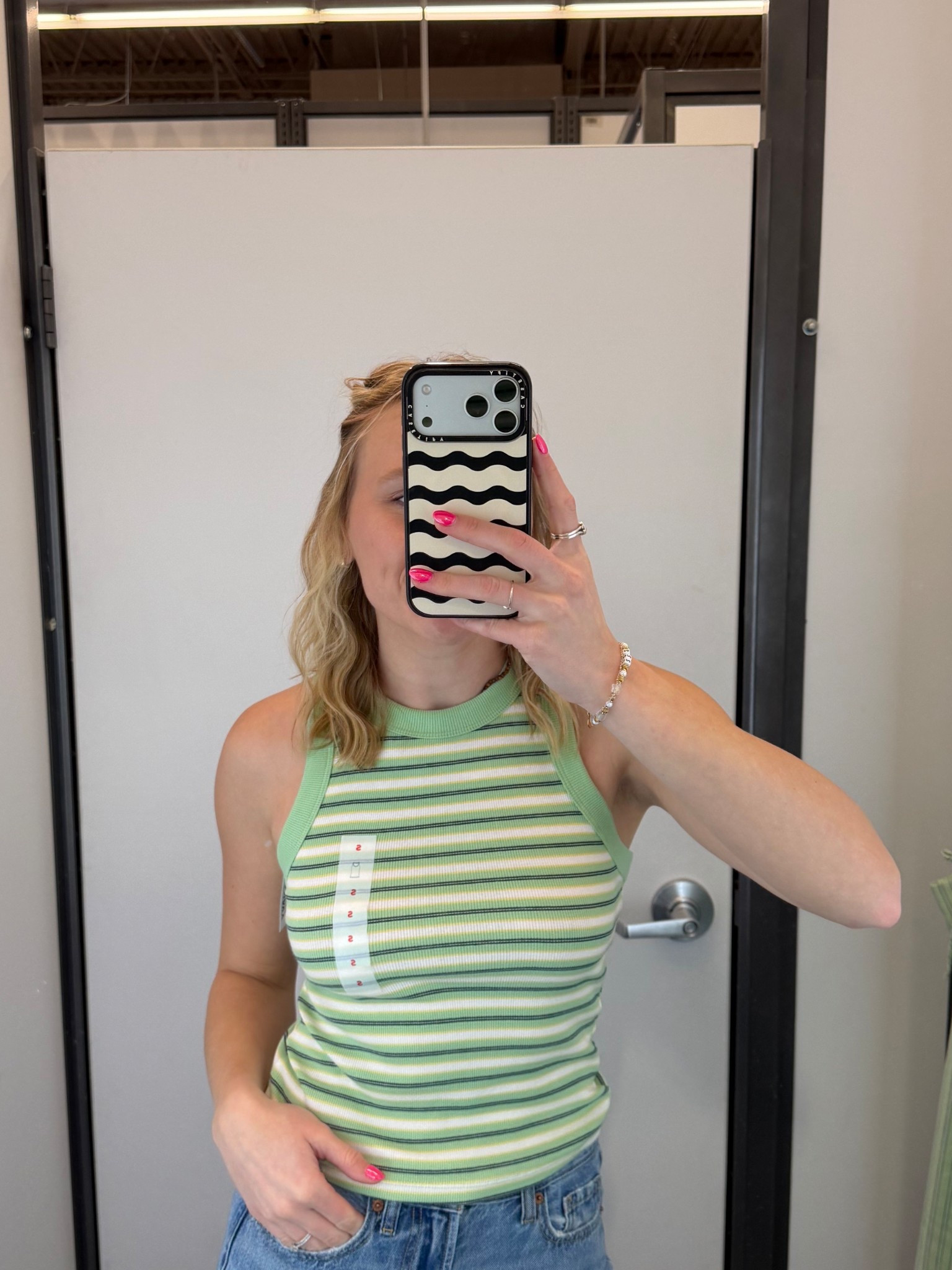 my favorite tank from Old Navy!! Just bought this striped one. Wearing a size small

#LTKSpringSale