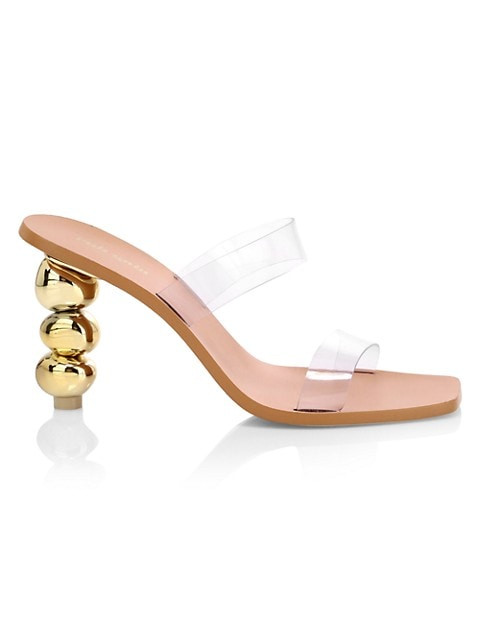 Meta Bauble-Heel Vinyl Mules | Saks Fifth Avenue