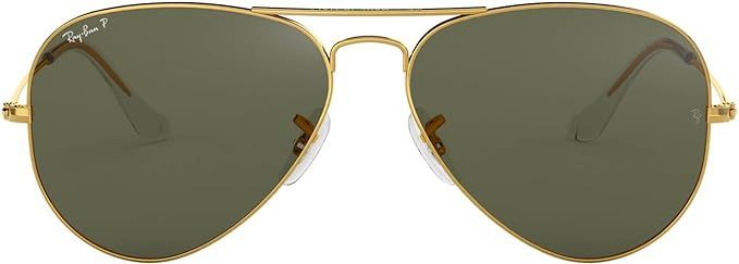 Ray-Ban Rb3025 Classic Polarized Aviator Sunglasses | Amazon (US)