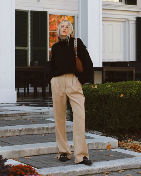 Favorite fall trouser pants for easy day-to-night transition

Fit is true to size / slightly oversized 

#LTKworkwear #LTKSeasonal #LTKstyletip