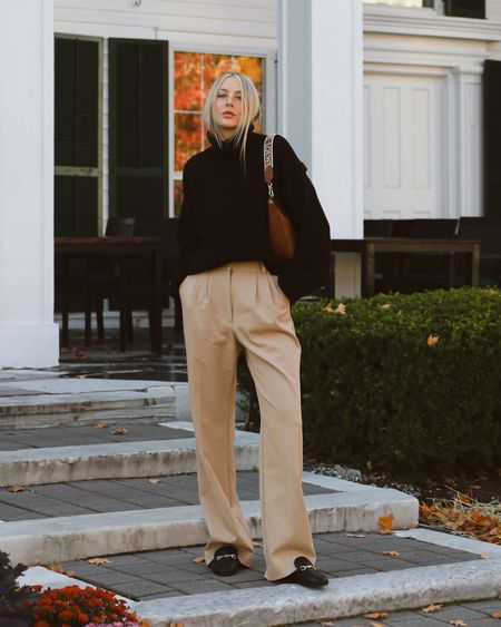 Favorite fall trouser pants for easy day-to-night transition

Fit is true to size / slightly oversized 

#LTKworkwear #LTKSeasonal #LTKstyletip