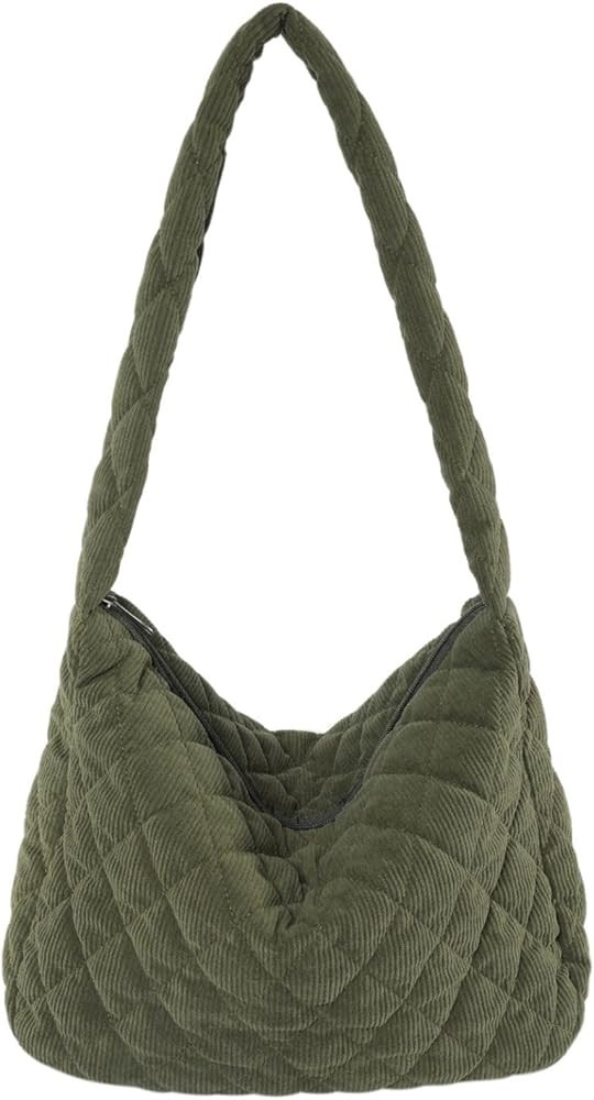 Makukke Corduroy Tote Bag Women Shoulder Bag Handbag Big Capacity Hobo Bag Casual Work Shopping | Amazon (US)