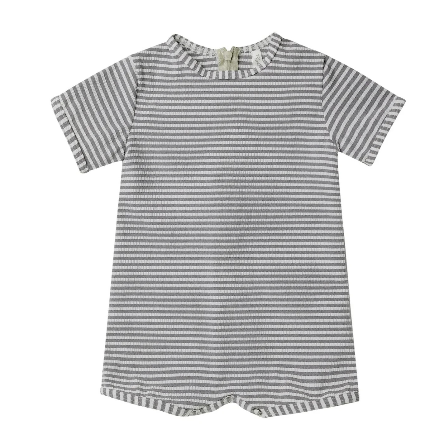 Rylee & Cru Shorty One Piece Swimsuit, Ink Stripe | SpearmintLOVE