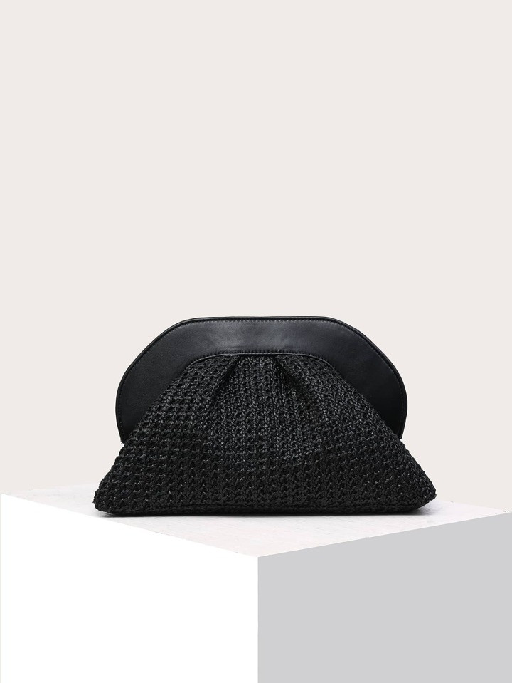 Luxury Dinner Bag, Evening Bag Glamorous, Elegant, Exquisite, Quiet Luxury 1pc Simple Solid Color... | SHEIN
