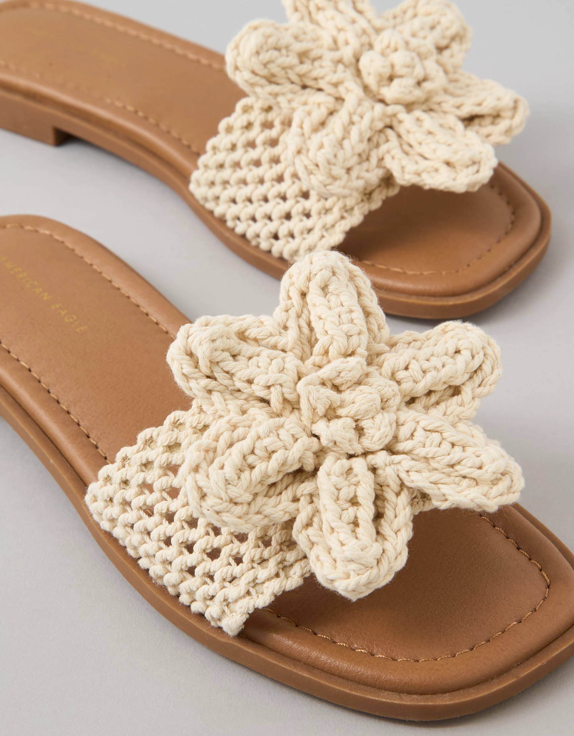 AE Crochet Flower Sandal | American Eagle Outfitters (US & CA)