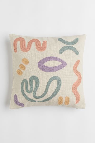 Embroidered Cushion Cover | H&M (US)