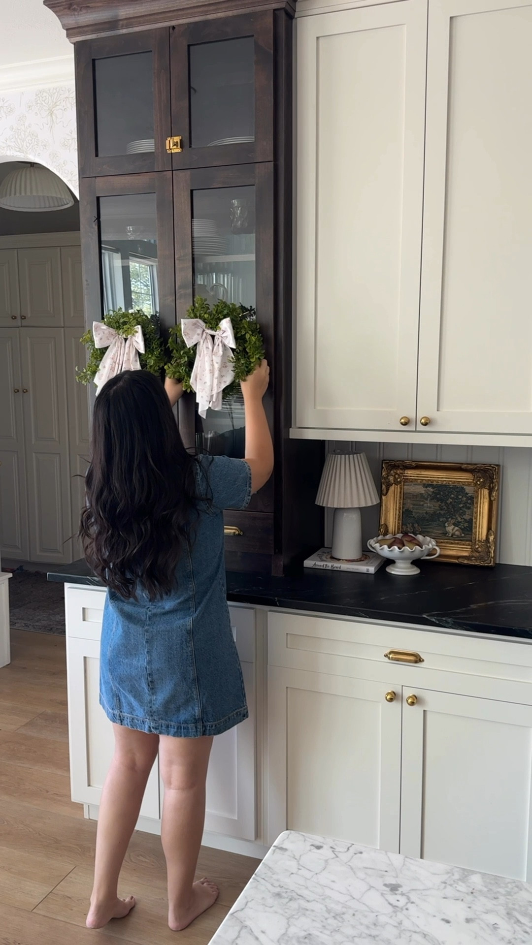 This is your sign to add a cute hair bow to your wreath! 

#LTKHome #LTKSaleAlert #LTKSeasonal