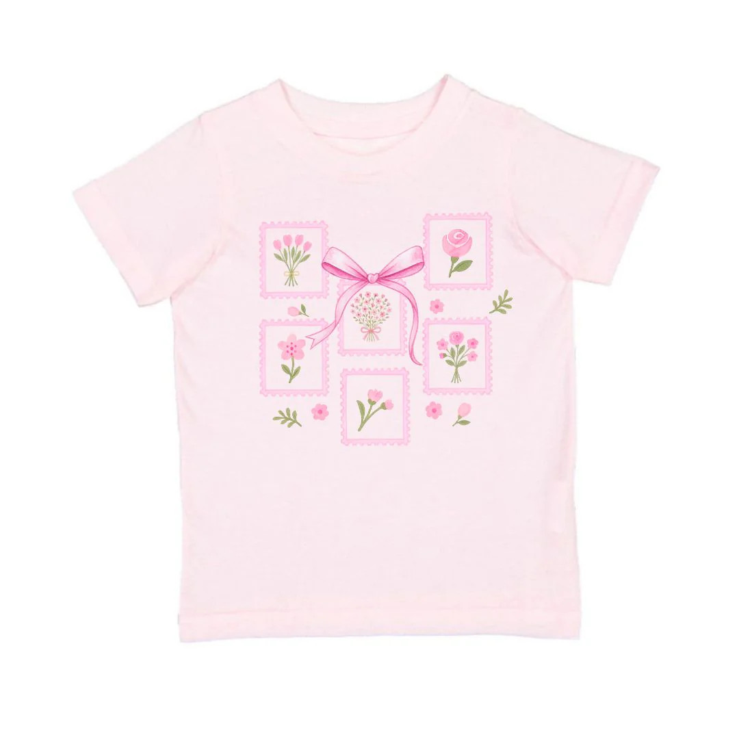 Bouquet Bow Short Sleeve T-Shirt | Sweet Wink