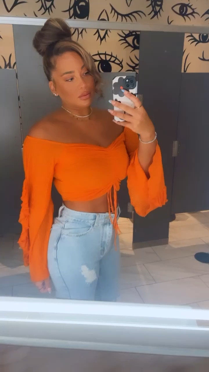 My favorite jeans from PLT, slight stretch & the perfect  high waist! 
 This Zara  top is so summer & I love the color 🧡 sleeves. Linked a similar one from Amazon. Pefect outfit for date night.

#LTKSeasonal #LTKunder100 #LTKcurves