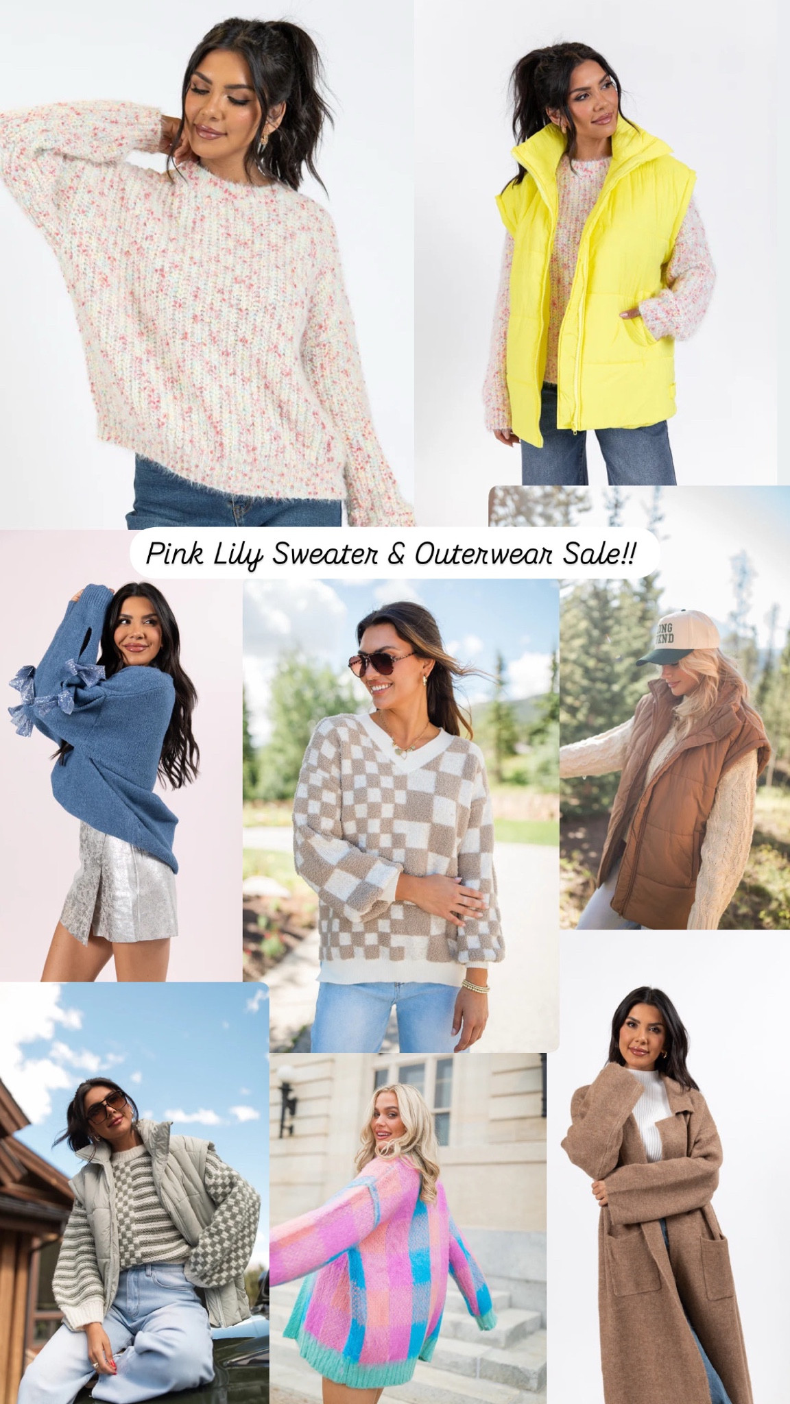 Pink Lily Sweater & Outerwear Sale!! 

#LTKHoliday #LTKSaleAlert #LTKGiftGuide