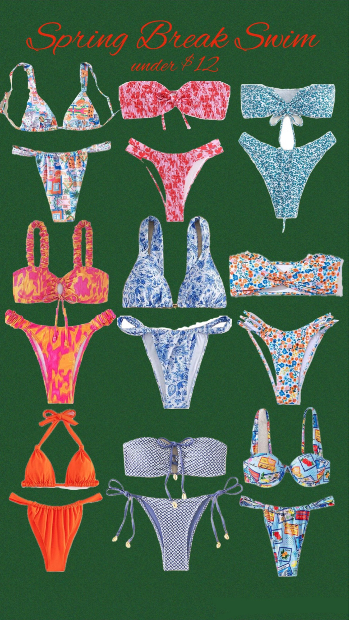 the top swim trends and patterns of the upcoming season 🐚👙🌞