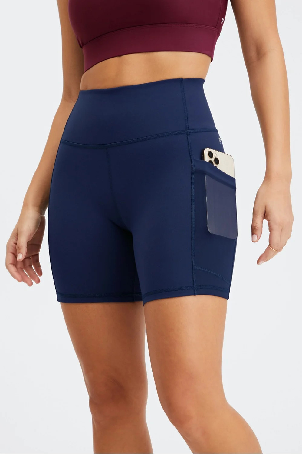 On-The-Go PowerHold® High-Waisted 6'' Short | Fabletics