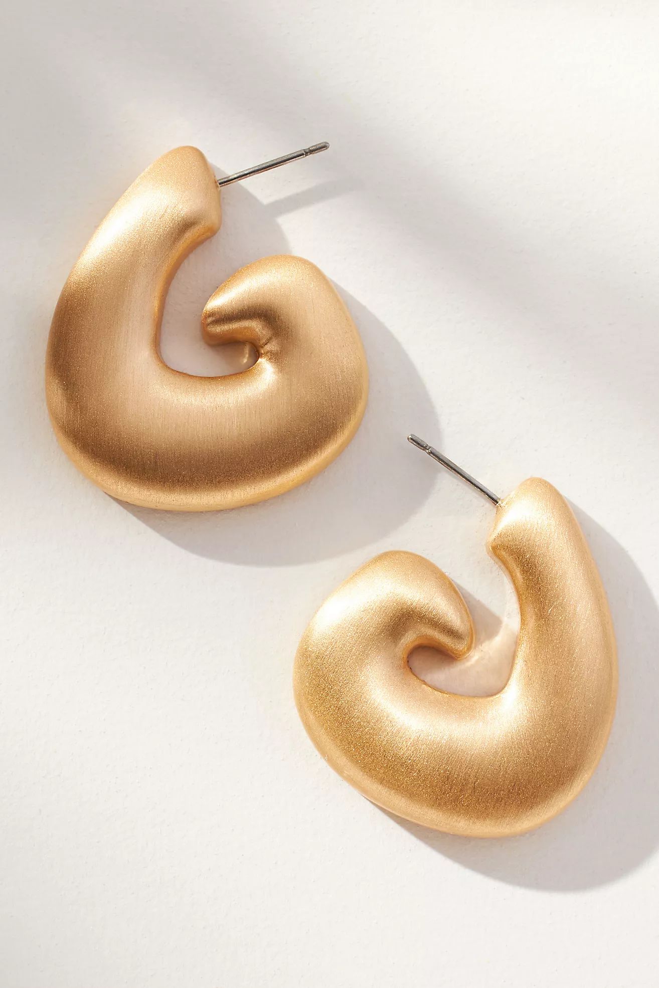 Metal Swirl Earrings | Anthropologie (US)