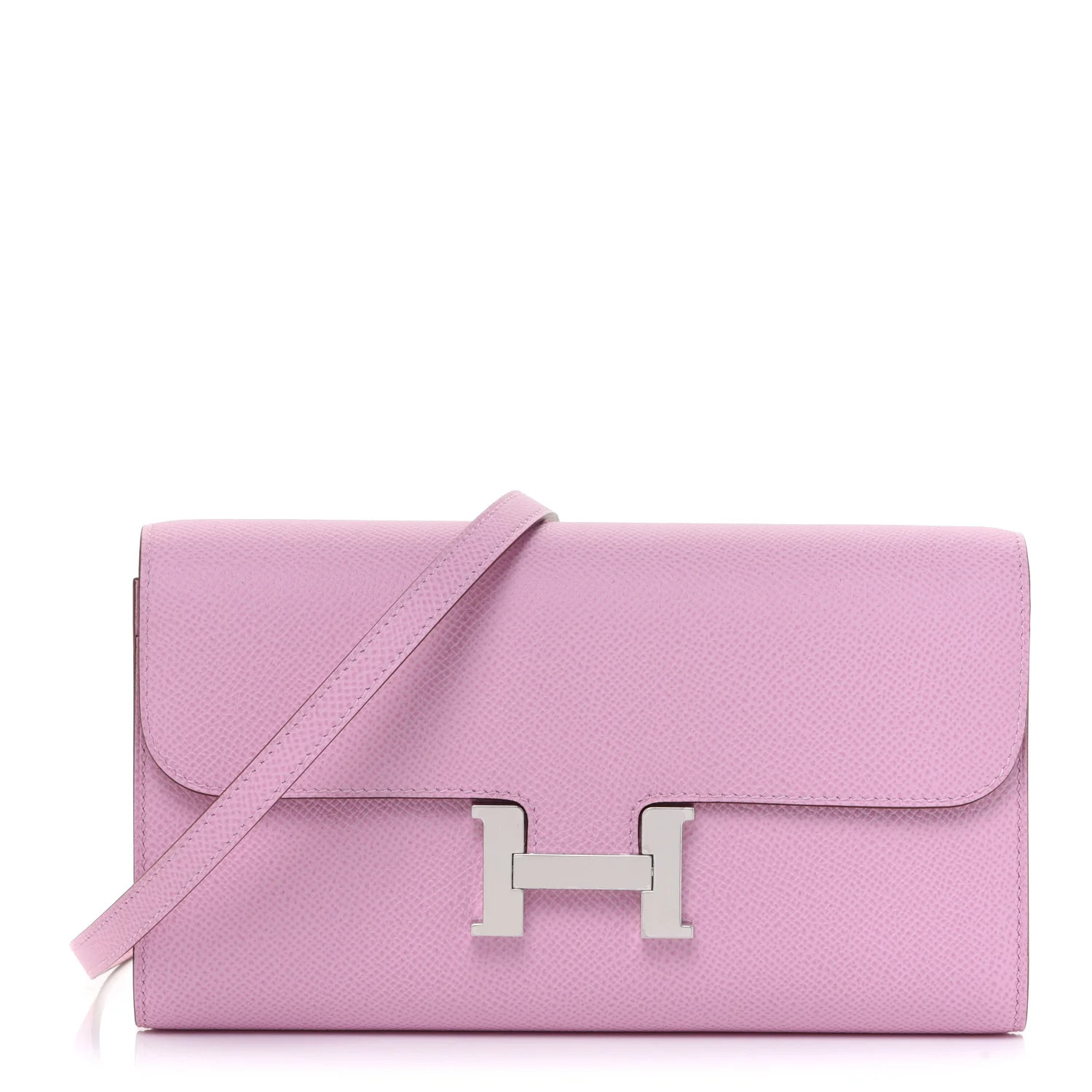 HERMES Epsom Constance Wallet To Go Mauve Sylvestre | FASHIONPHILE | Fashionphile