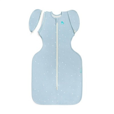 Love to Dream Baby Boy Transition Bag - Cotton 1.0 TOG Sleeveless Swaddle Wrap - Twinkle Blue - M | Target