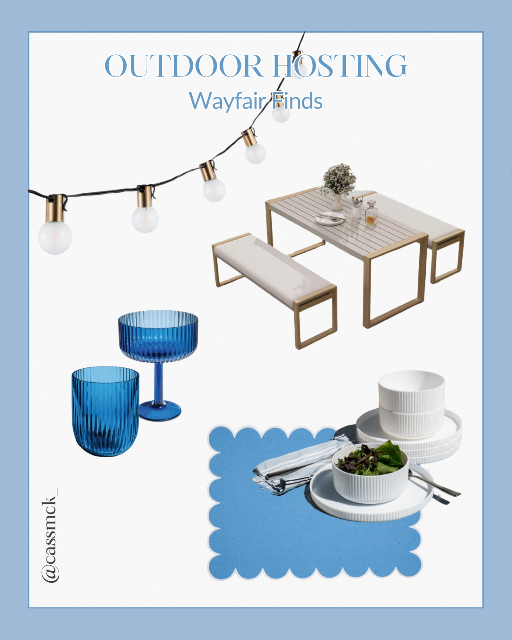 #AD This is your sign to host that summer dinner party! These are some of my faves finds from @Wayfair for hosting and entertaining! #wayfair #wayfairpartner #wishyouwerehere #outdoor 

#LTKHome