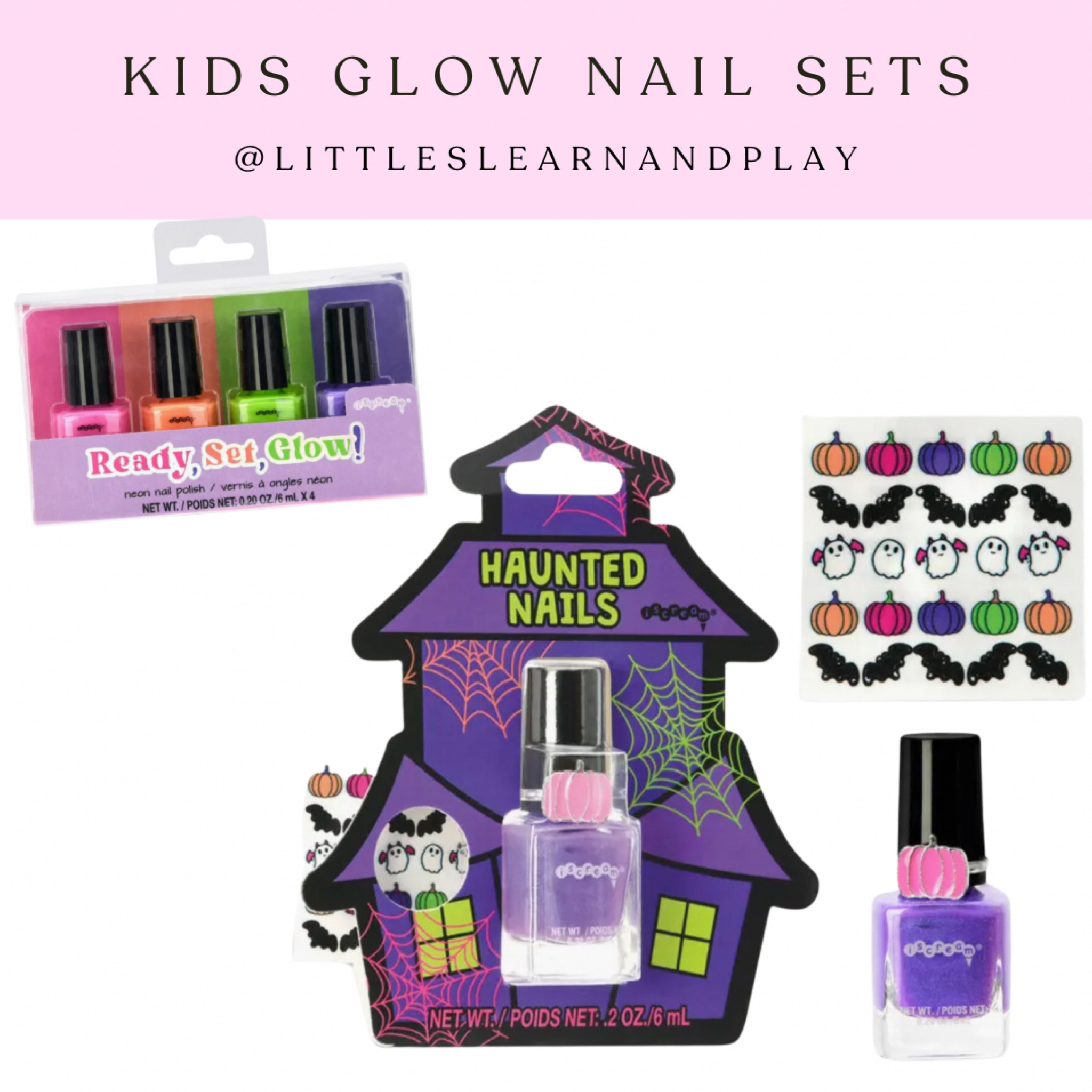 Glow nail set for kids! Perfect for Halloween and boo baskets! 

#LTKKids #LTKFamily #LTKSeasonal