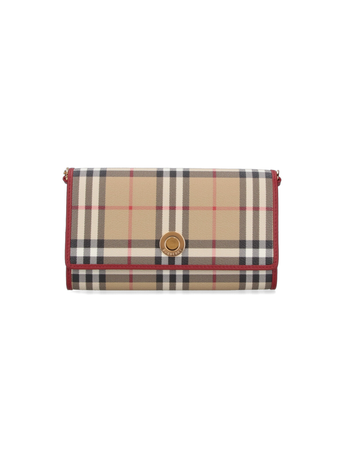 Burberry Wallets Beige Polyurethane - Women | Italist.com US